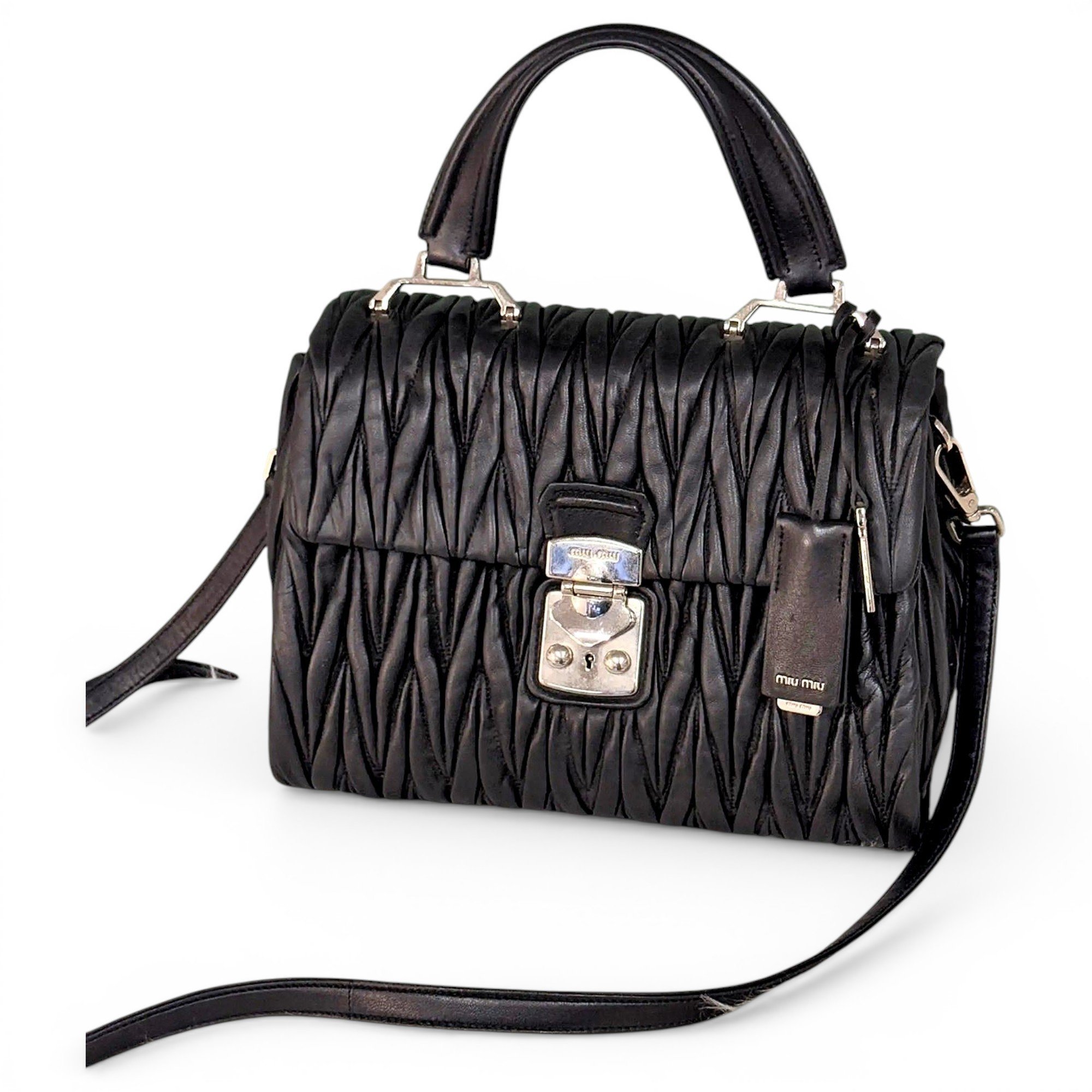 Leather handbag