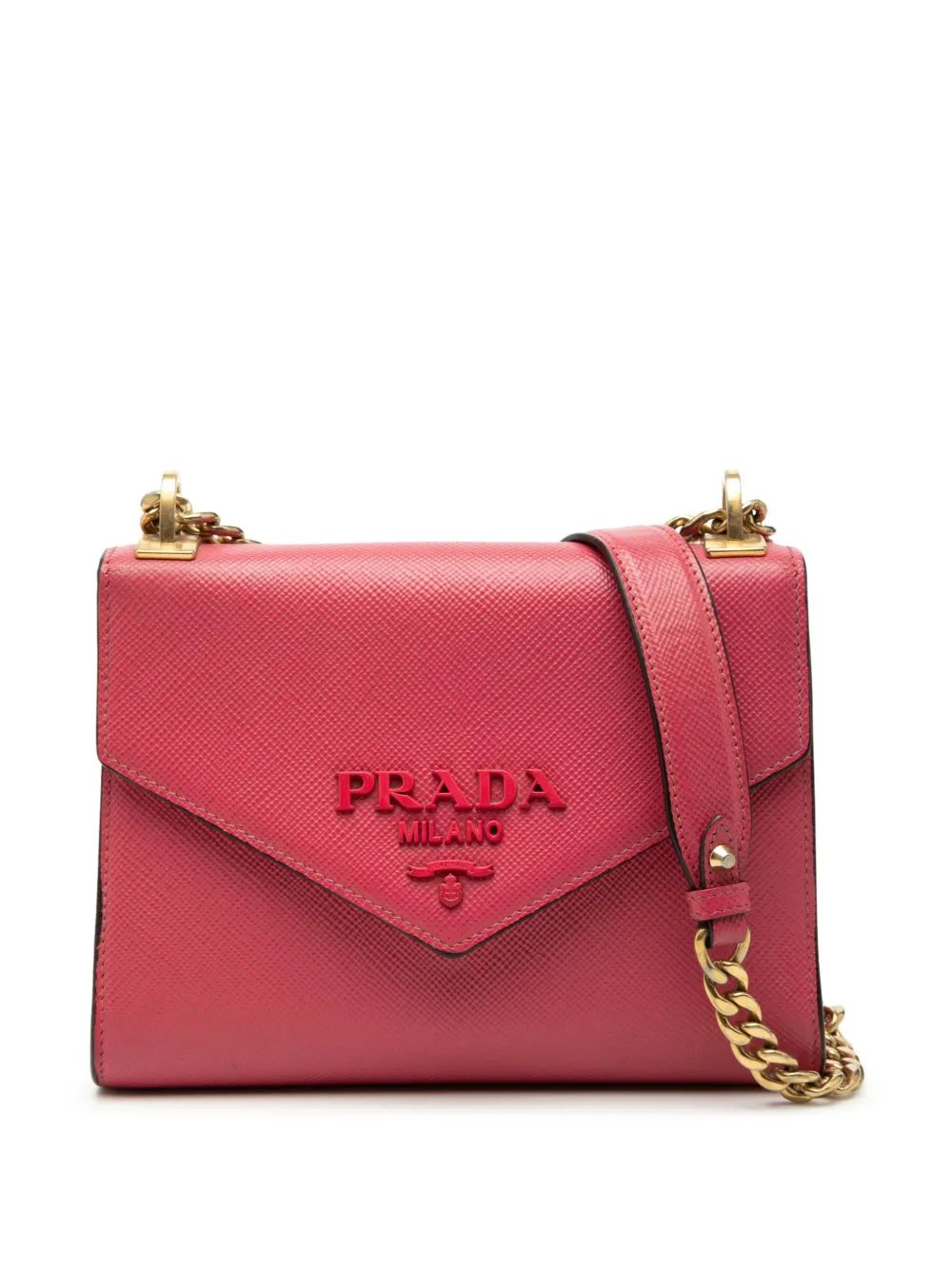 2013-2026 Saffiano Cuir Monochrome Envelope crossbody bag