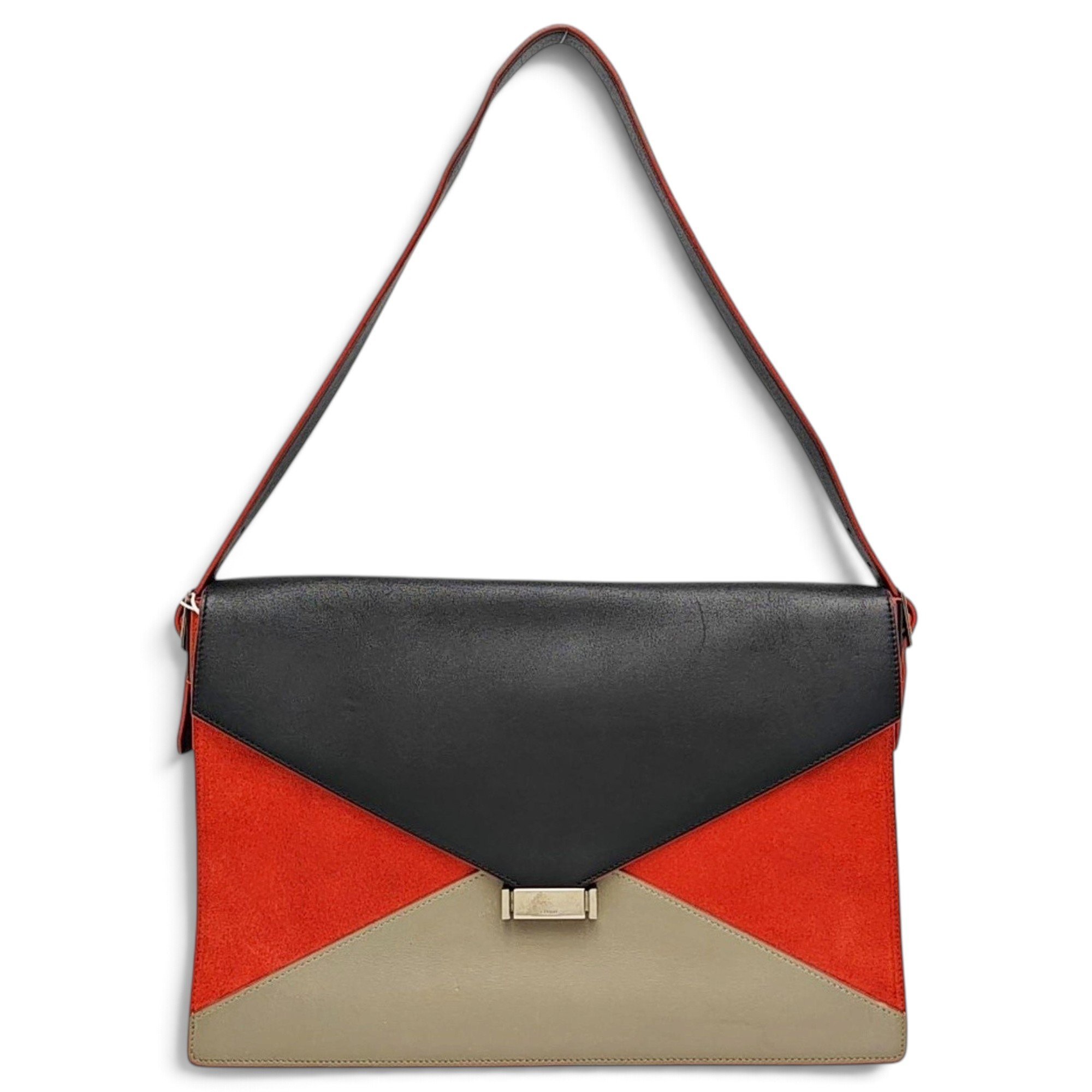 Diamond Clutch leather handbag