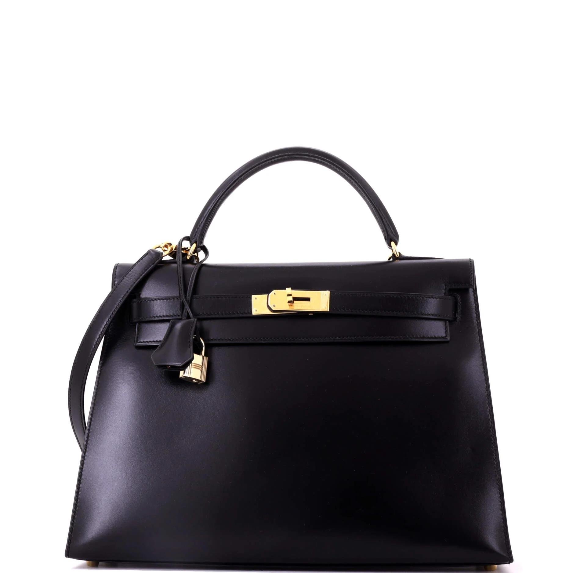 Kelly 32 leather handbag