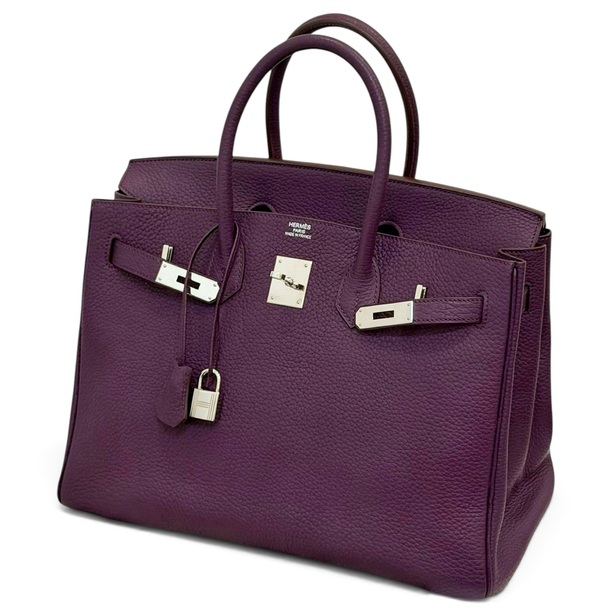 Birkin 35 leather handbag
