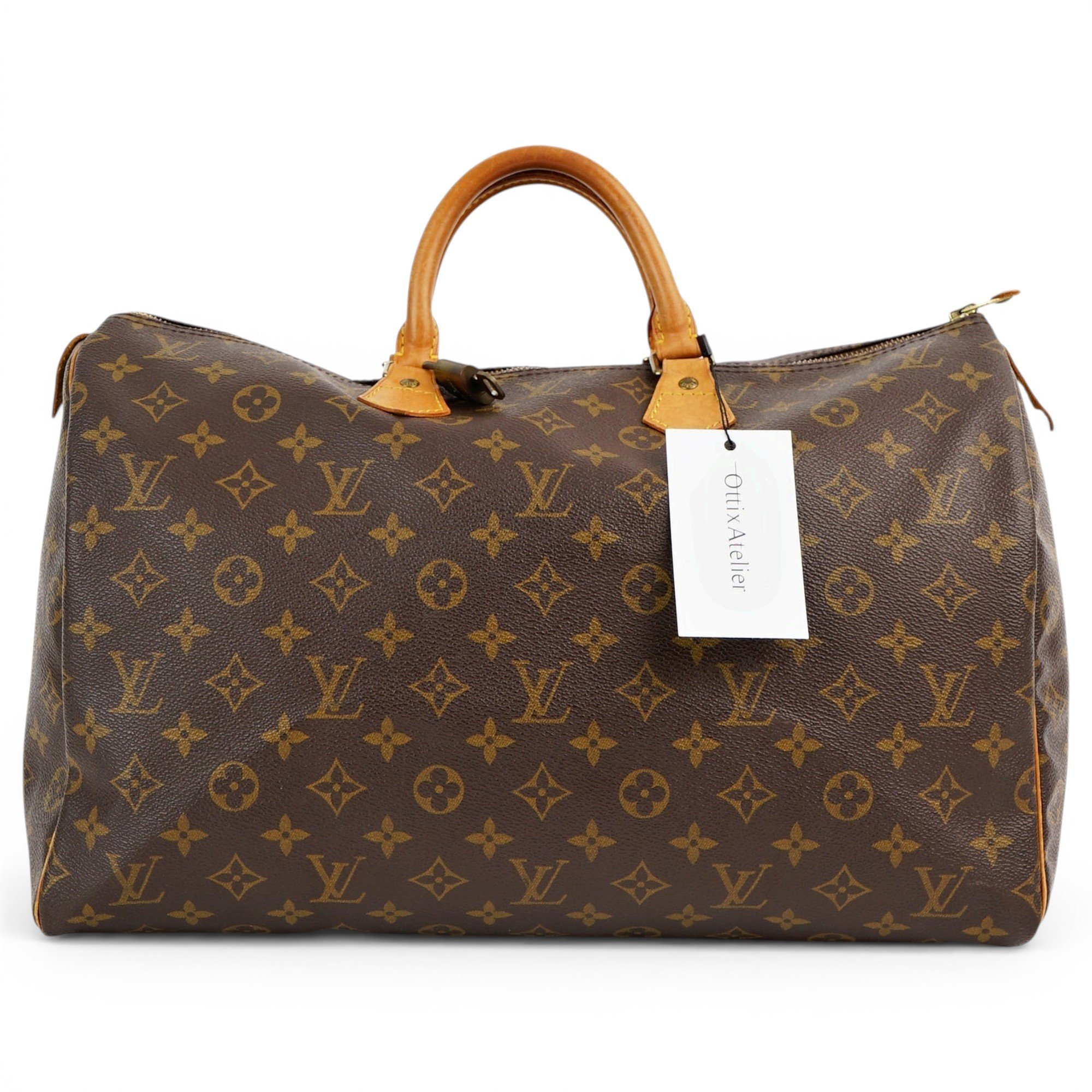 Speedy leather handbag