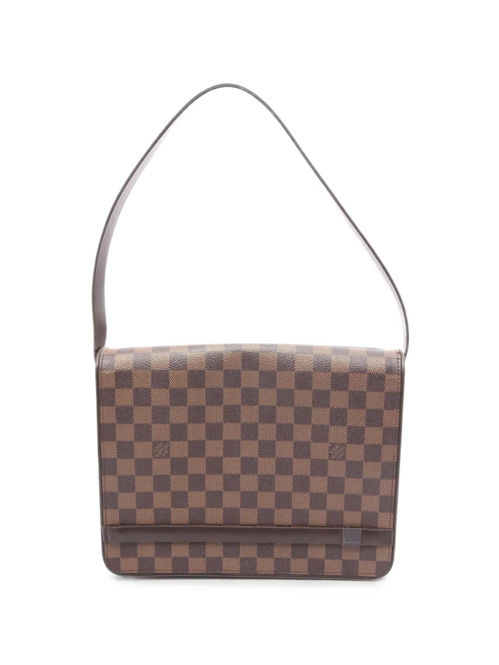 2001 Damier Ebene Tribeca Carré shoulder bag