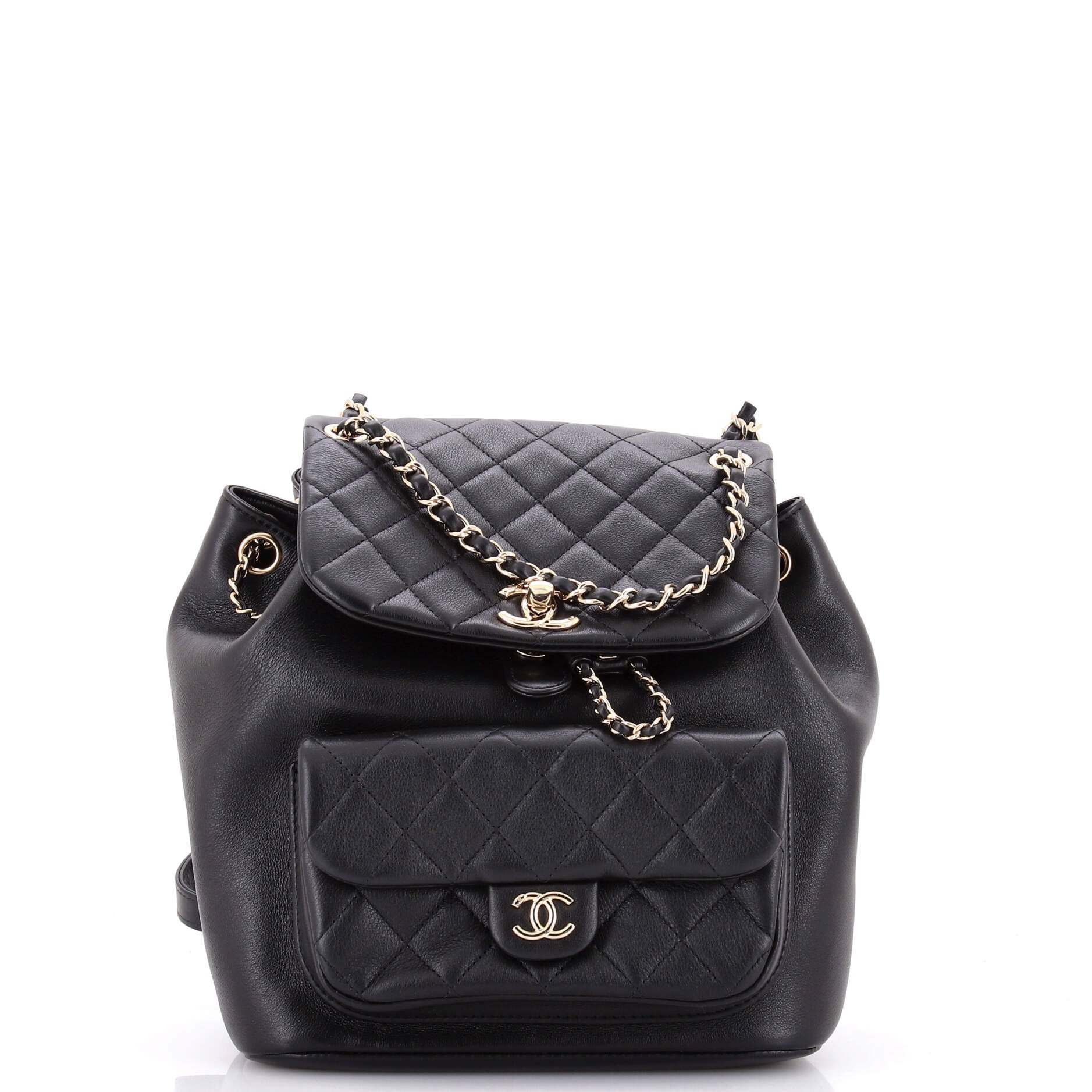 Leather backpack