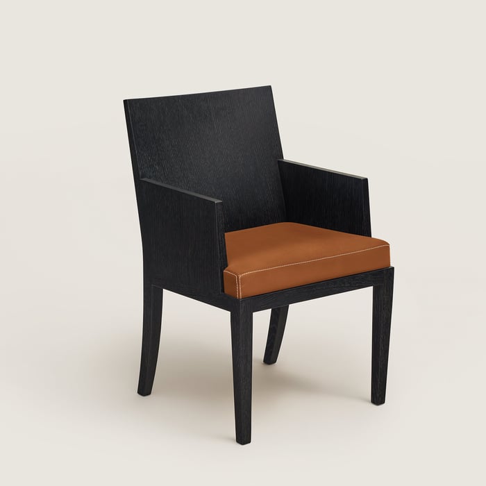 Fauve Reeditions J.-m. Frank Par Hermès Chair With Armrests