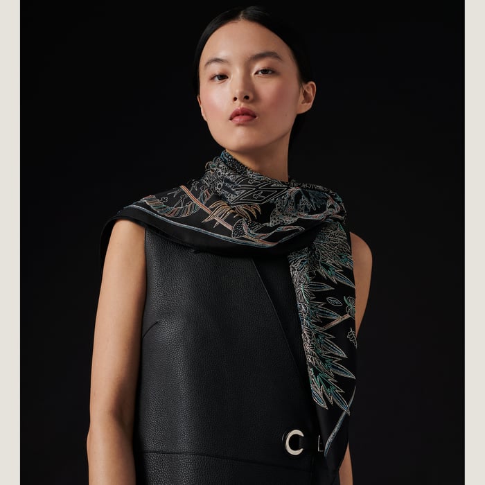 Le Sacre Des Saisons Embroidered Scarf 90