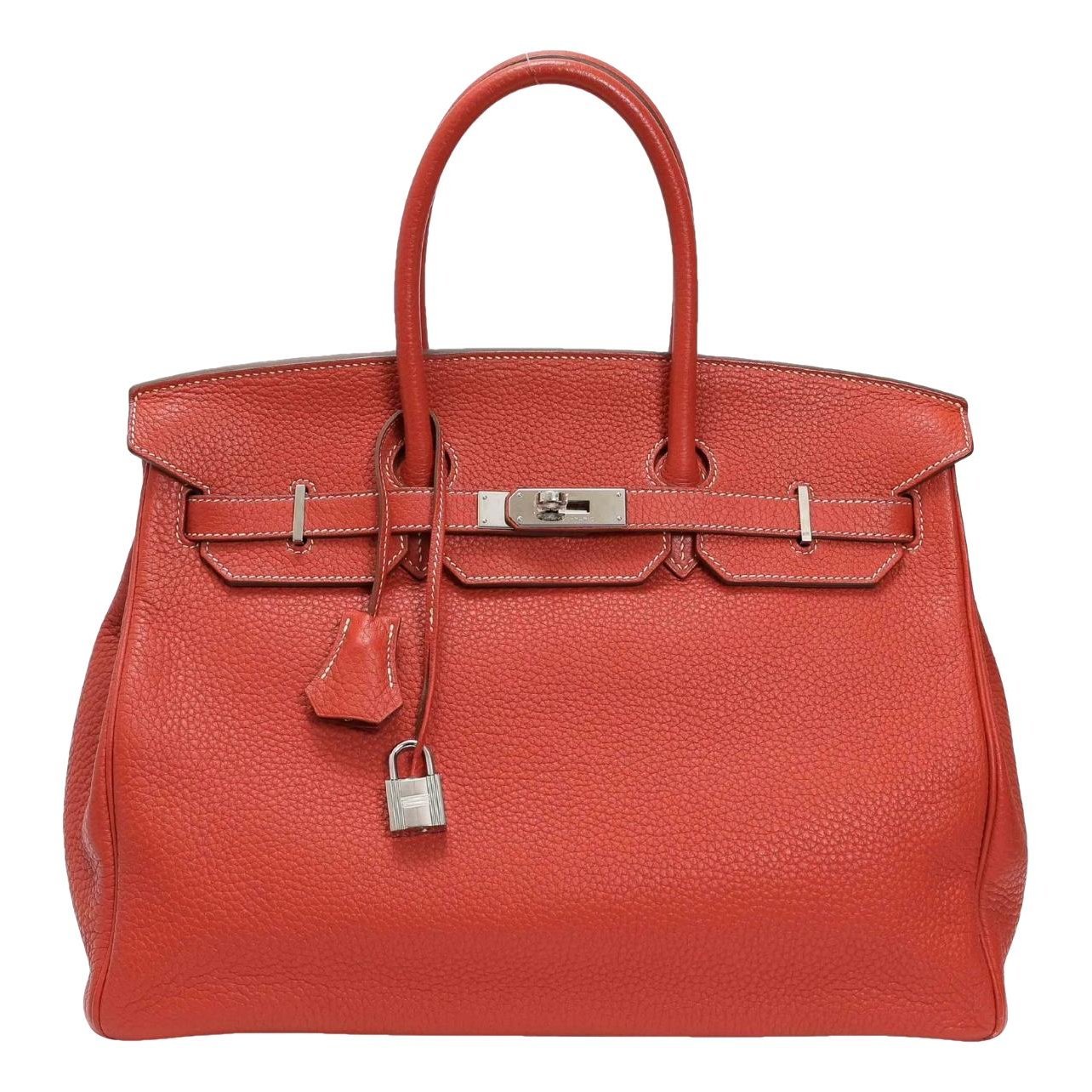 Birkin 35 leather handbag