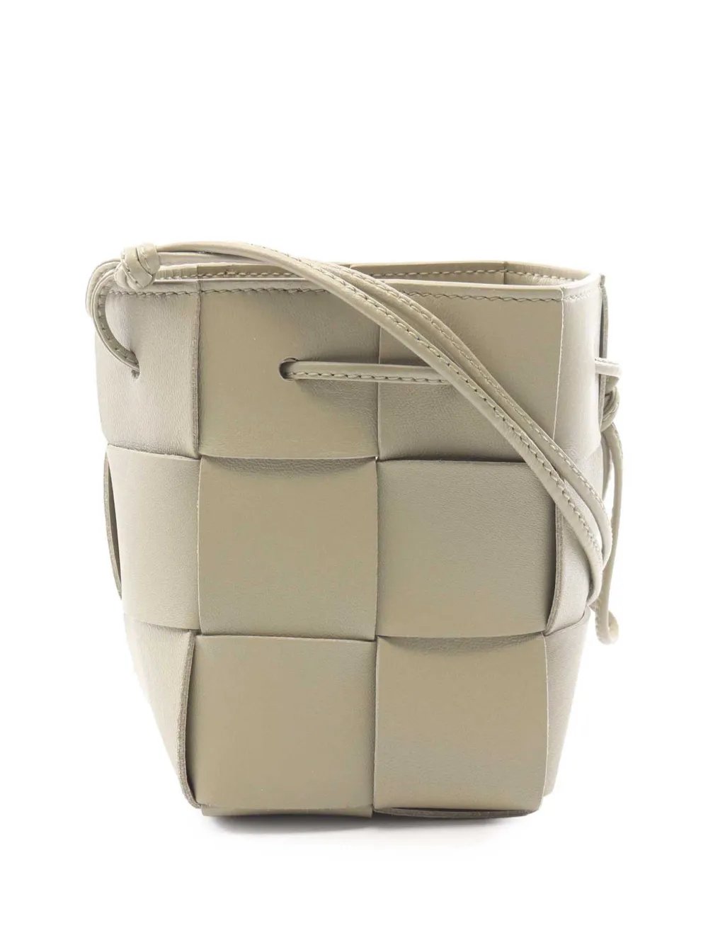 Bottega Veneta 2012-2026 Mini Nappa Maxi Intrecciato Cassette Bucket Bag crossbody bag