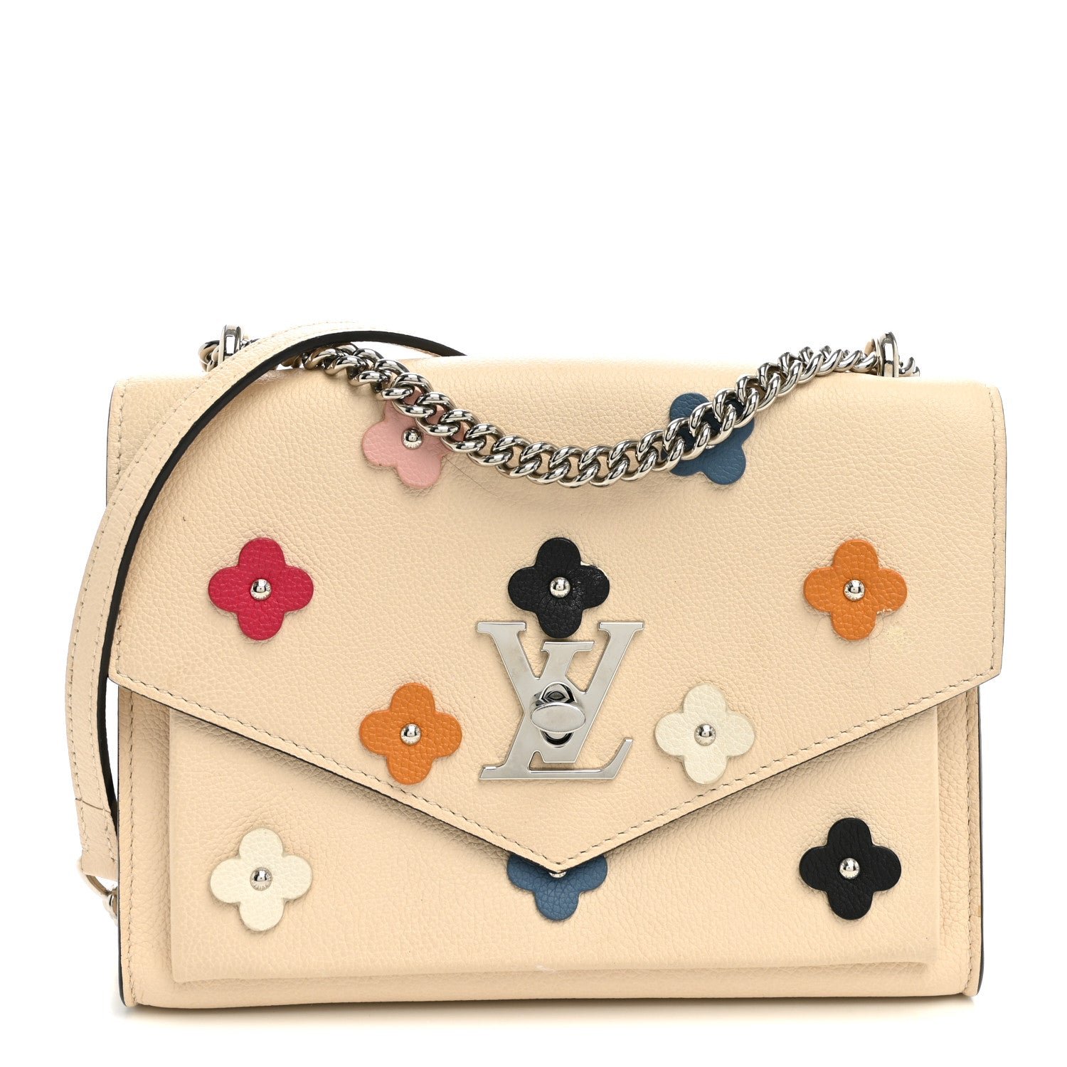 Louis Vuitton Soft Calfskin My Lockme BB Fleurs Multicolor