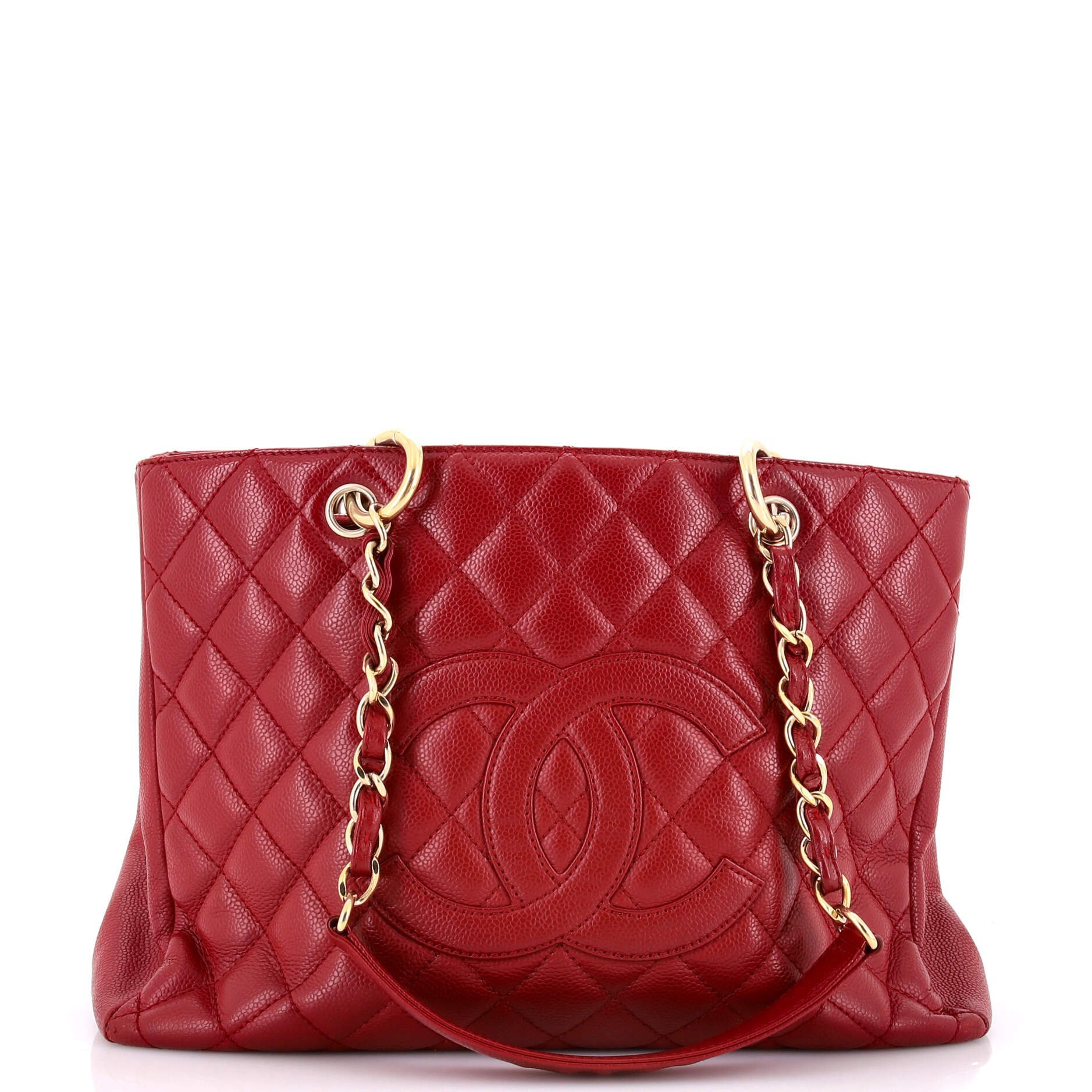 Classic CC Shopping leather tote