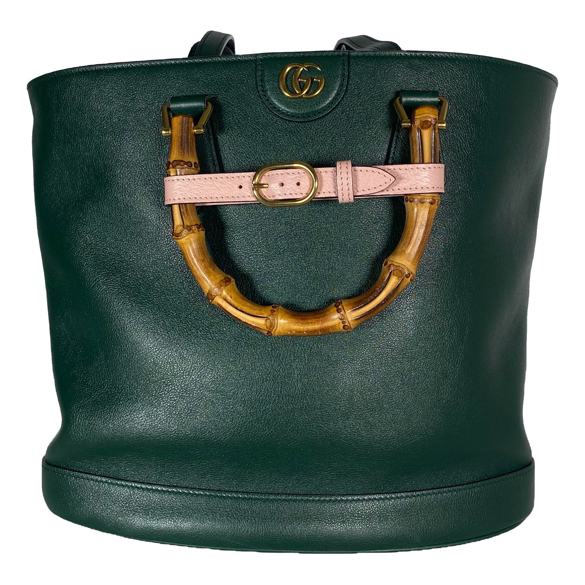 Diana Bamboo leather tote