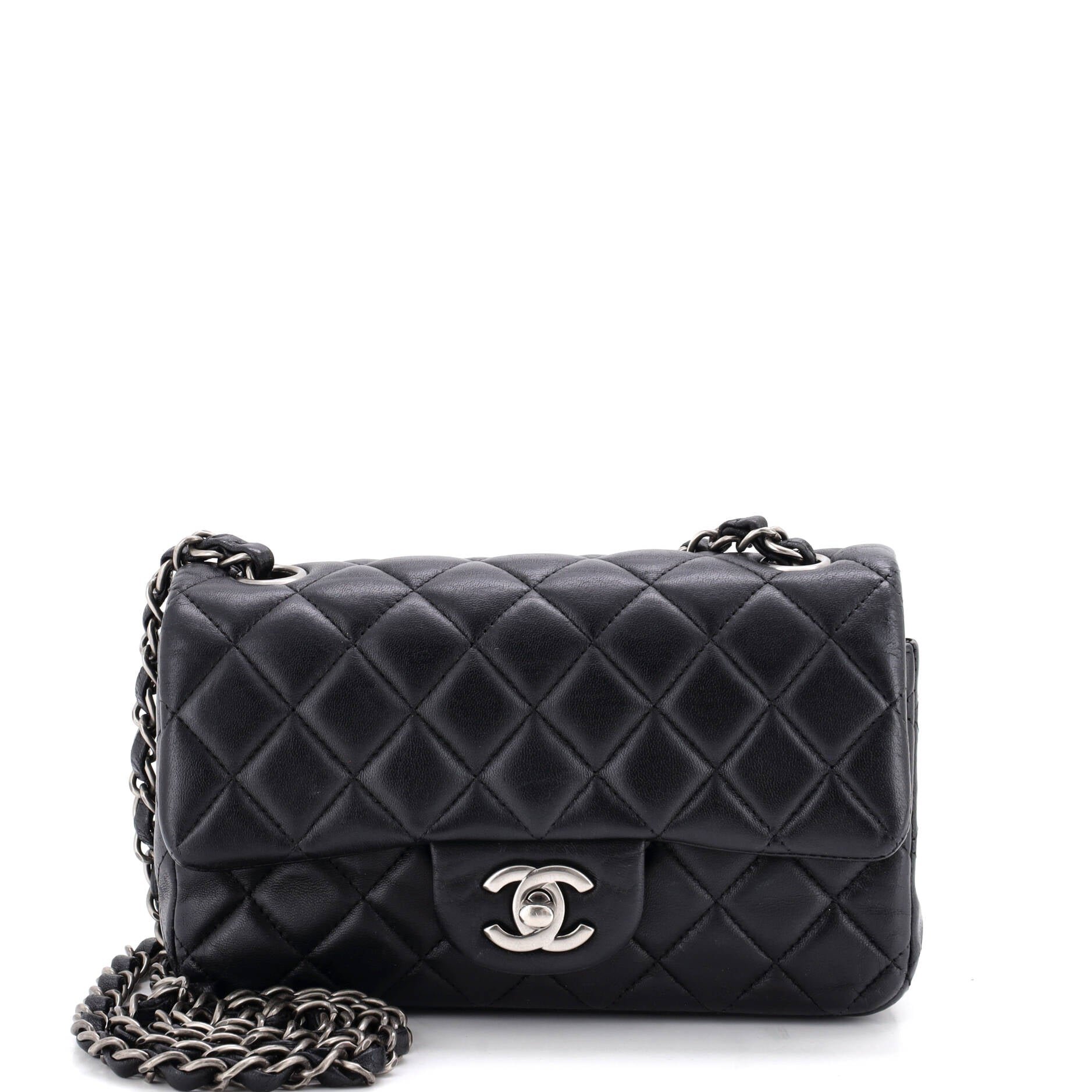 Classic Single Flap Bag Quilted Lambskin Mini
