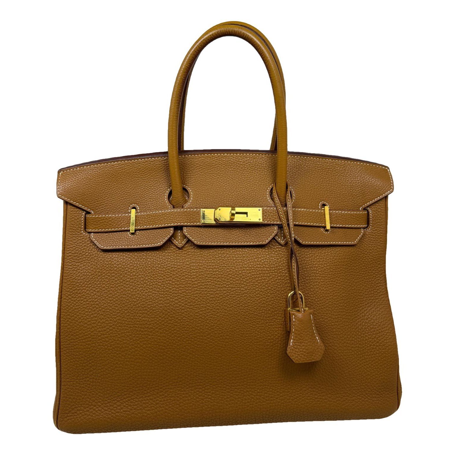 Birkin 35 leather handbag