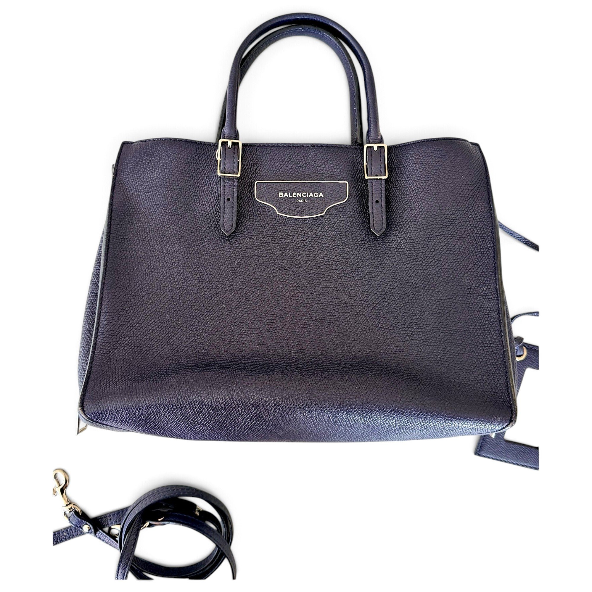 Papier leather tote
