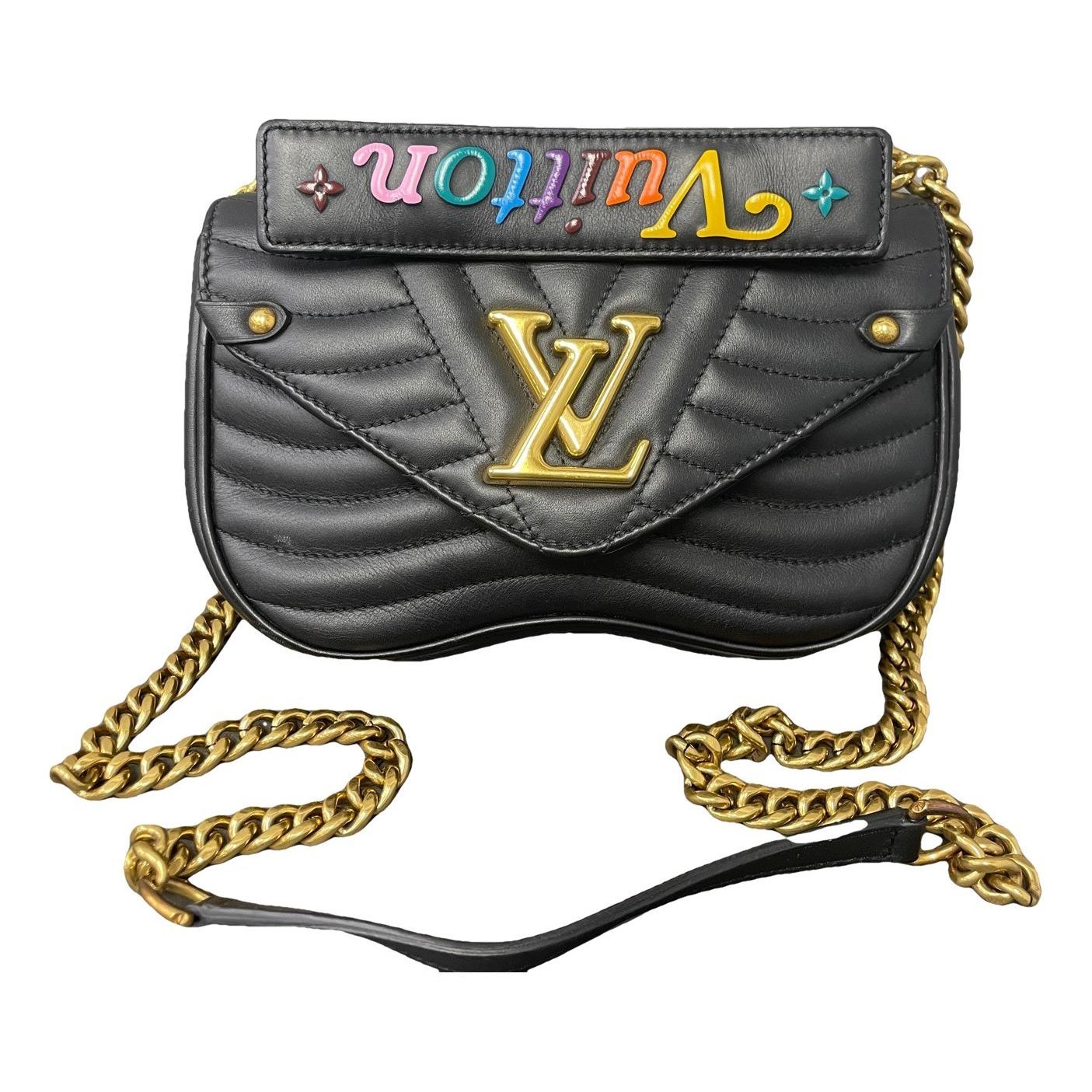 New Wave leather handbag