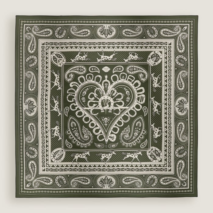 Cheval De Coeur Bandana Shawl 140