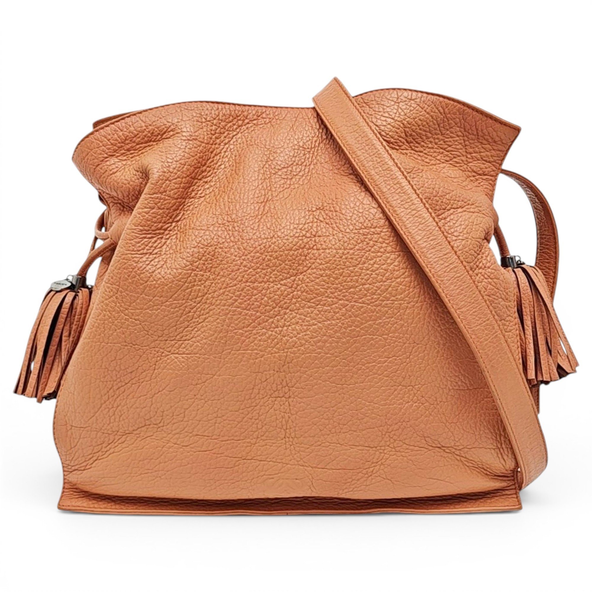 Flamenco leather handbag