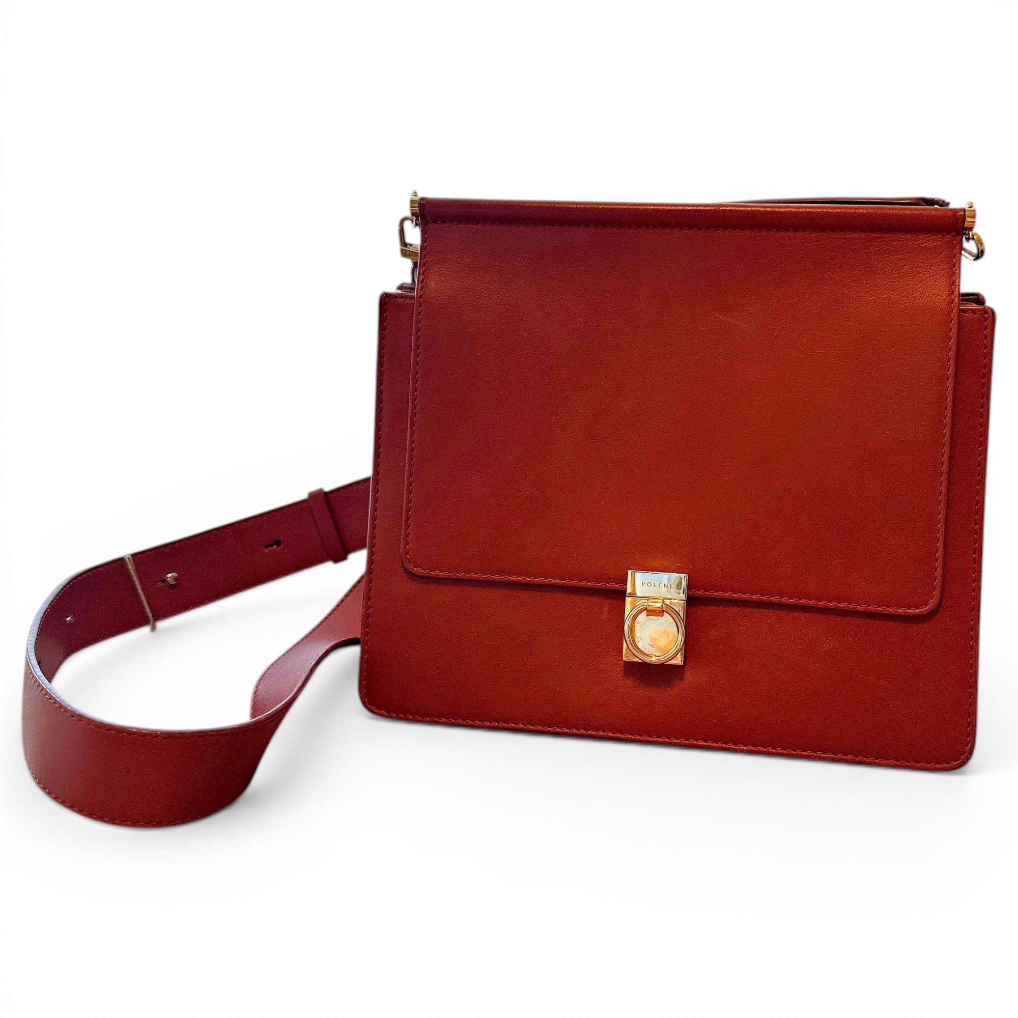 Numéro Sept leather handbag