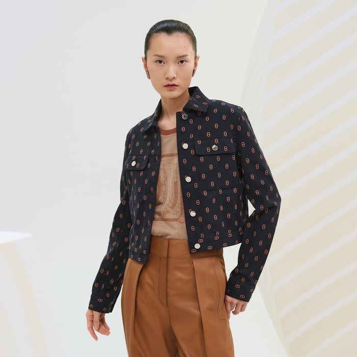 Bleu Gabier "Chaine d'Ancre" Denim Jacket