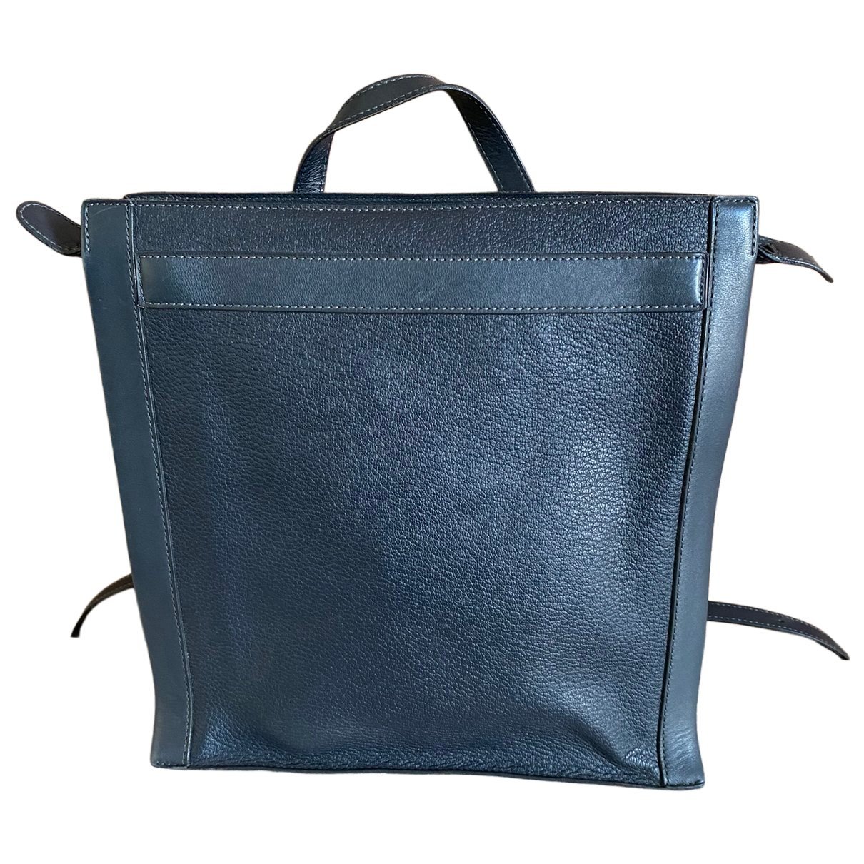 Leather backpack