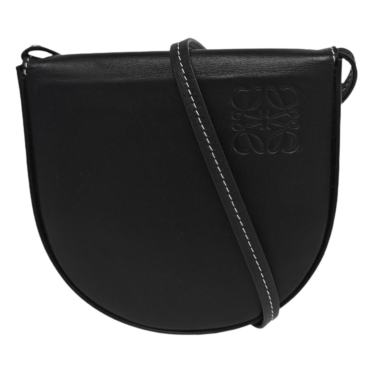 Heel leather crossbody bag