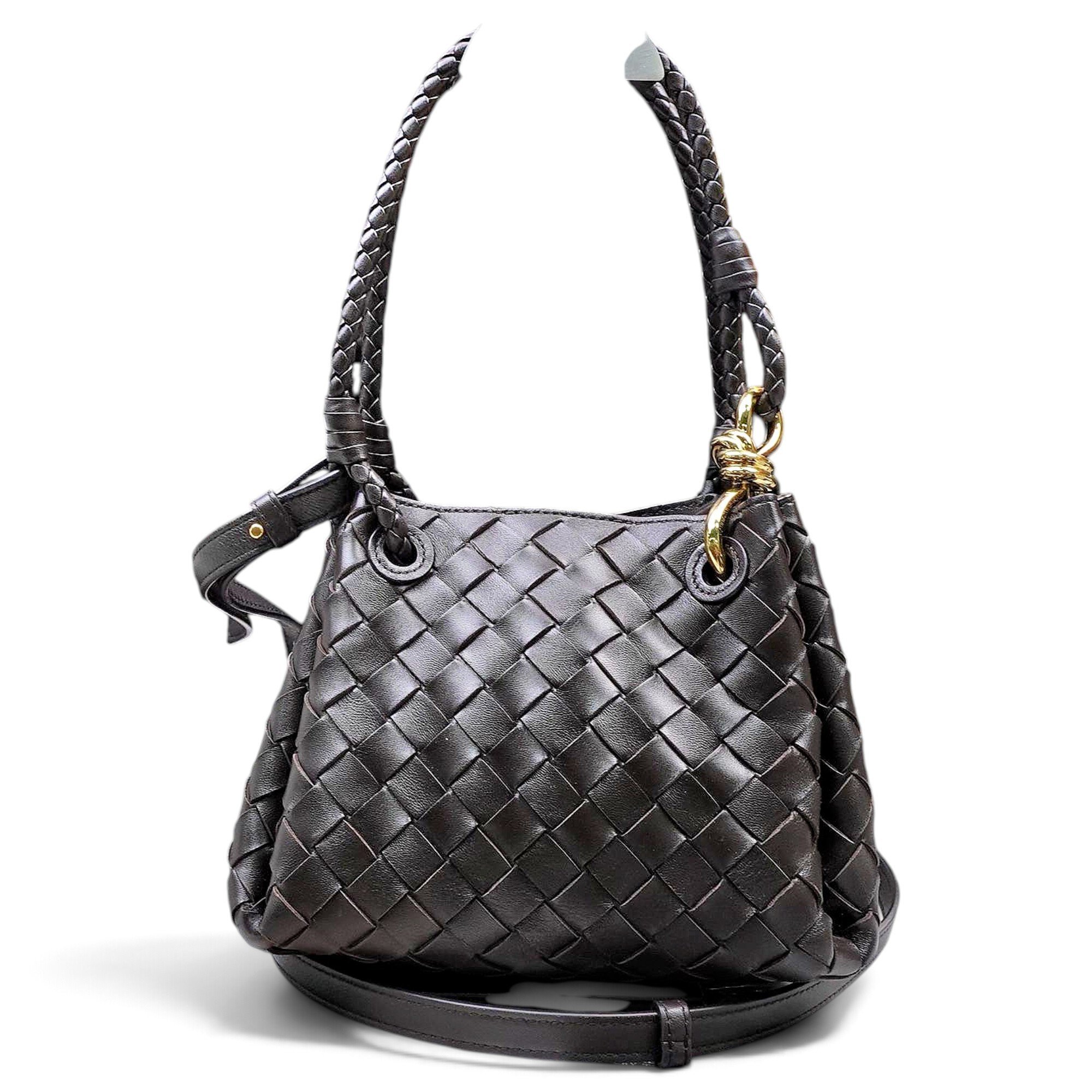Parachute leather handbag