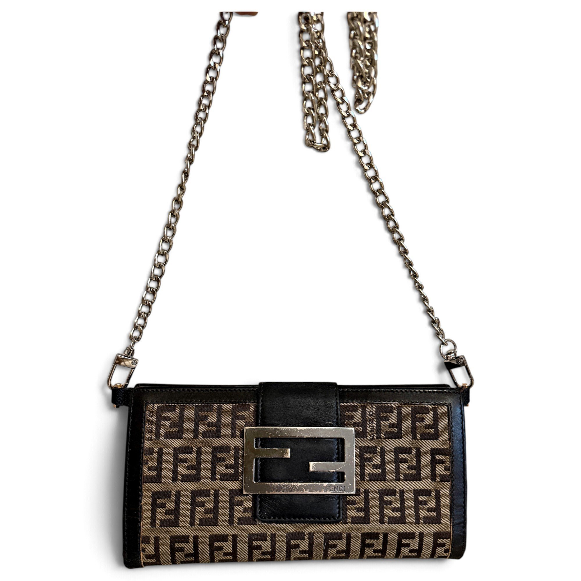 Baguette leather handbag