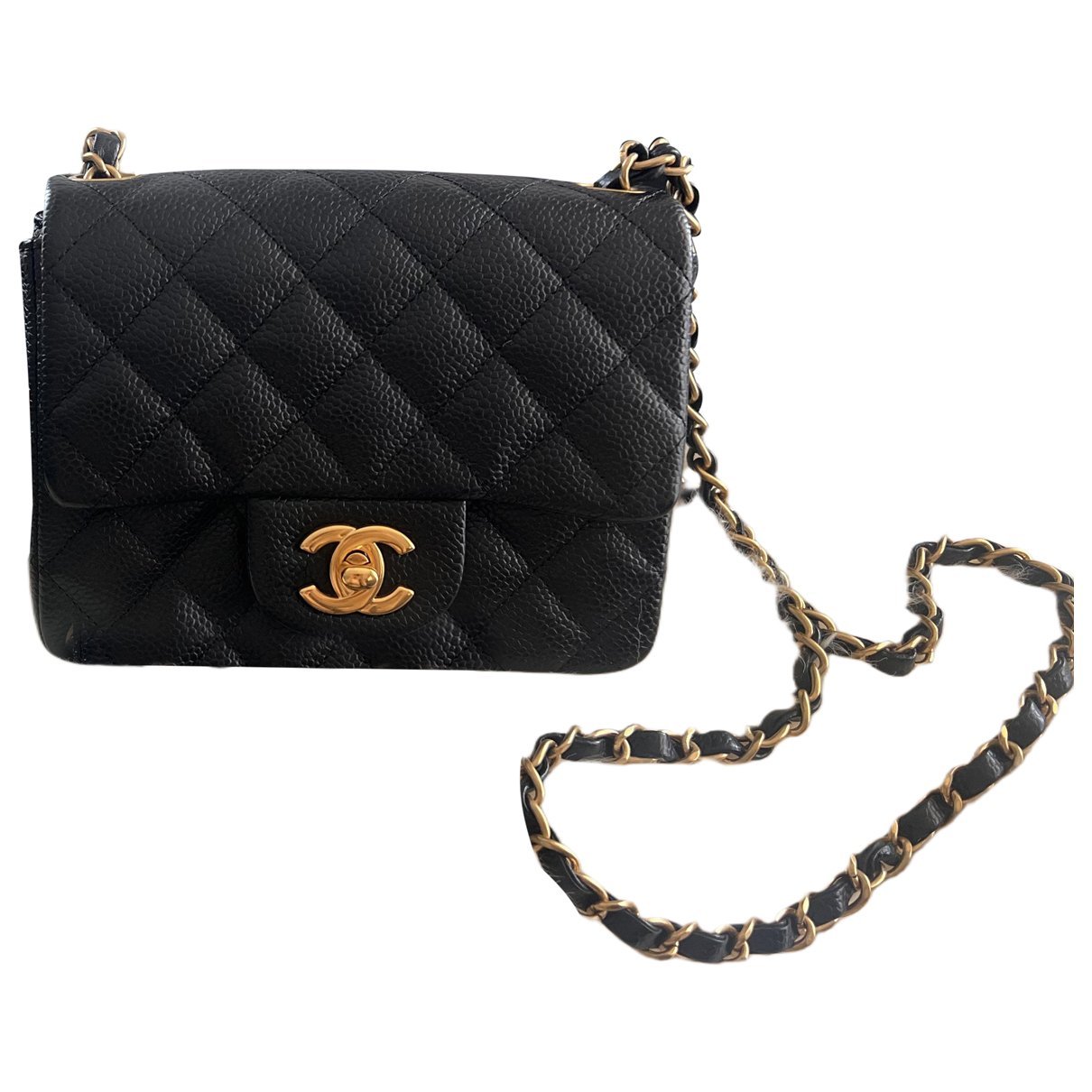 Leather mini bag
