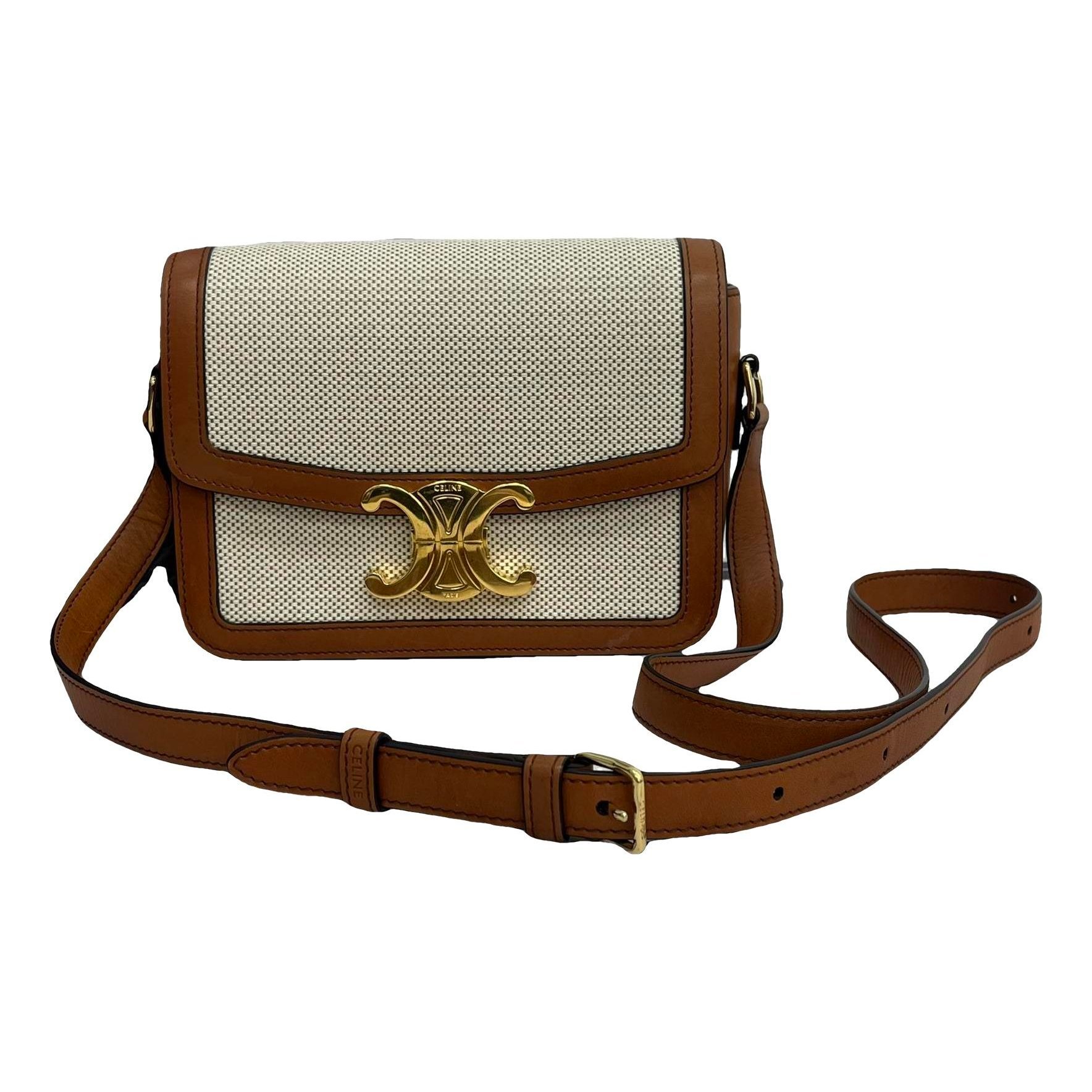 Triomphe cloth handbag