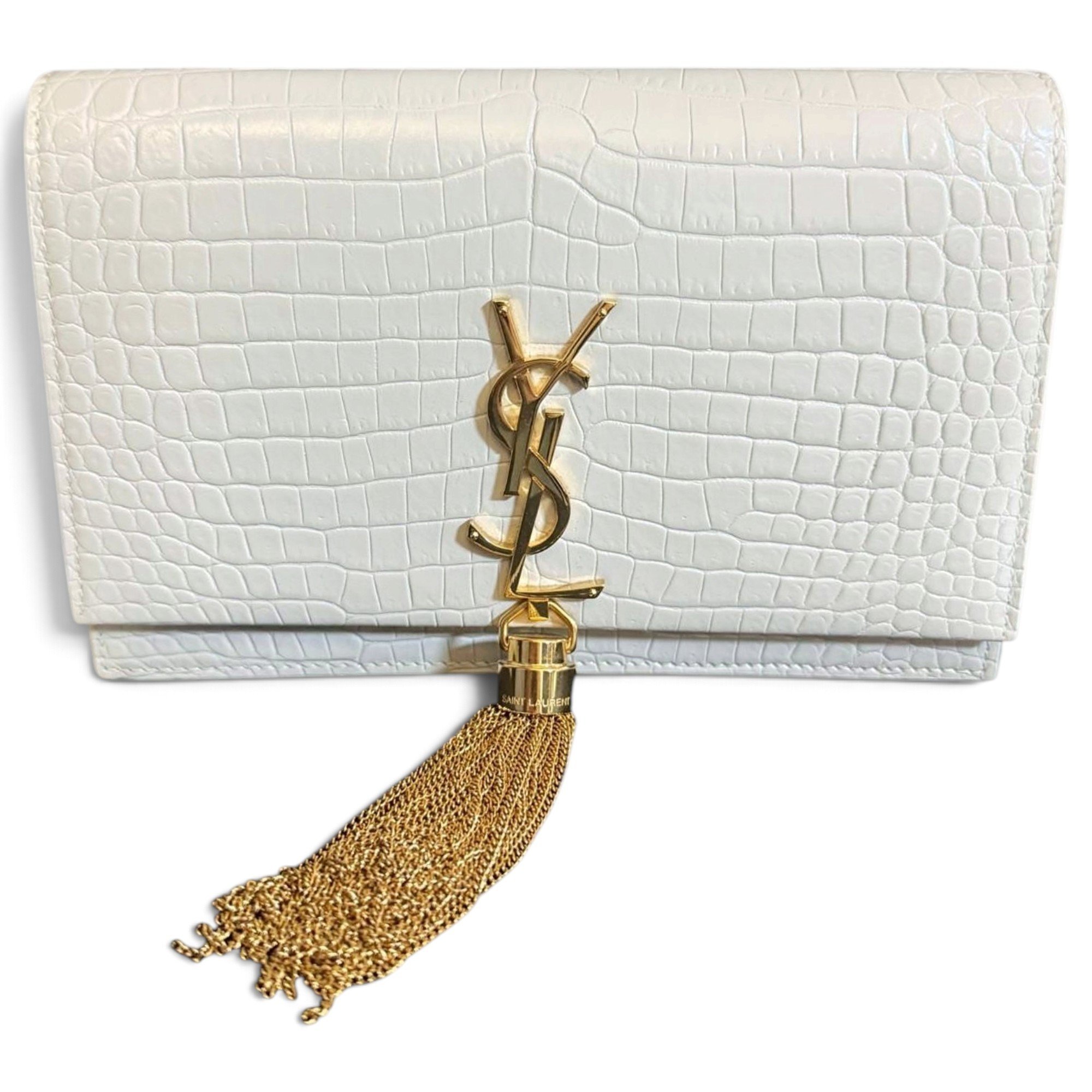 Kate monogramme leather clutch bag