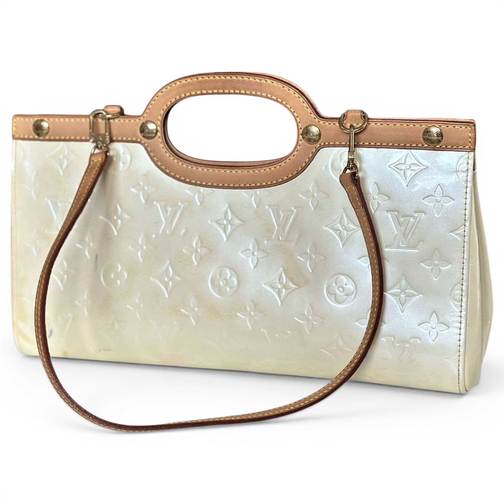 Roxbury patent leather handbag