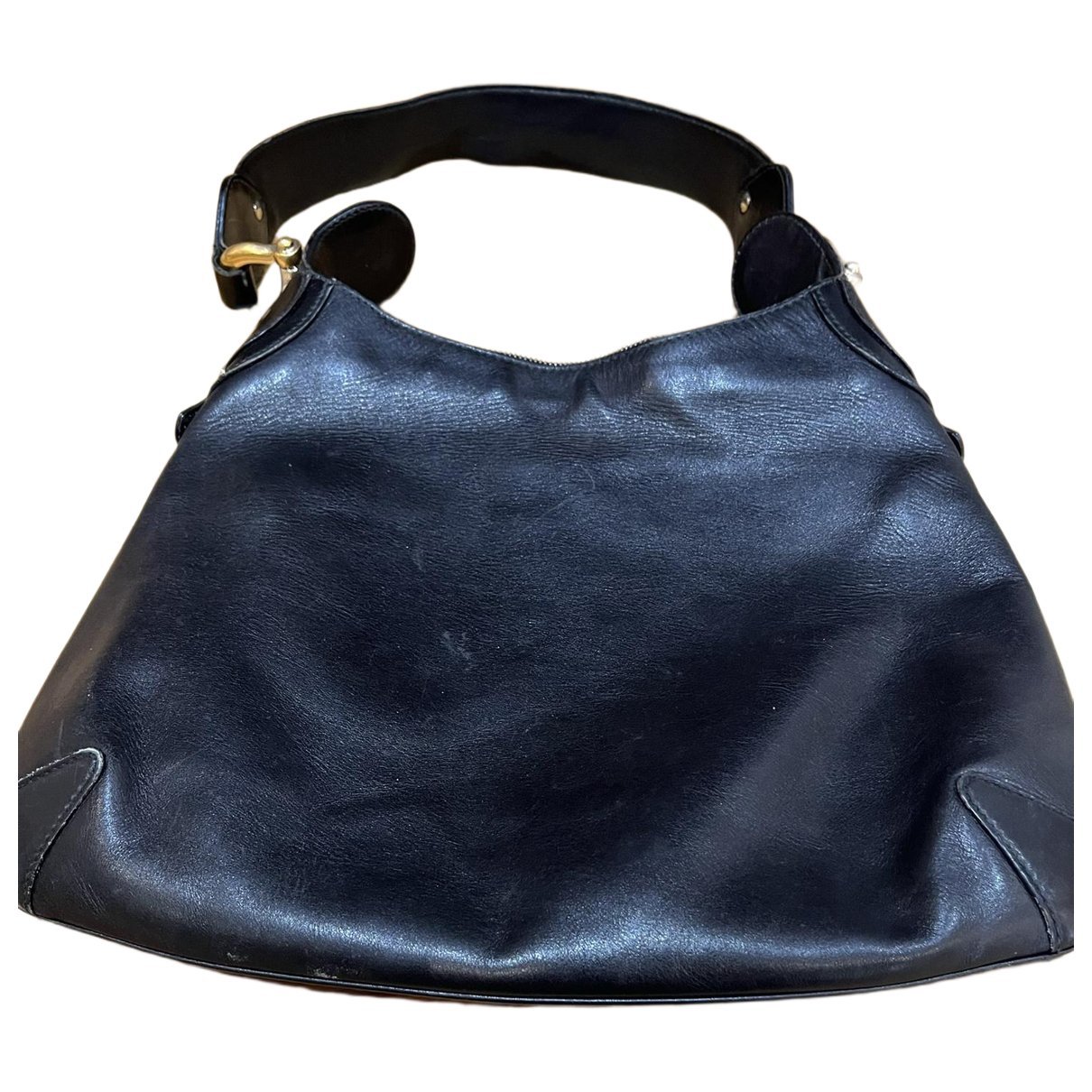 Hobo leather handbag