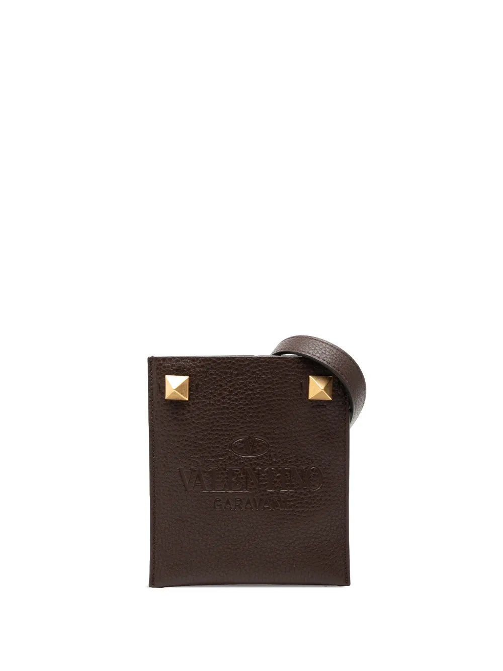 Valentino Garavani 2018-2026 Mini Grained Calfskin Rockstud Identity crossbody bag