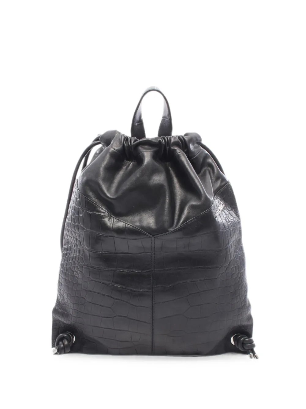 2000s Marlon crocodile-effect backpack