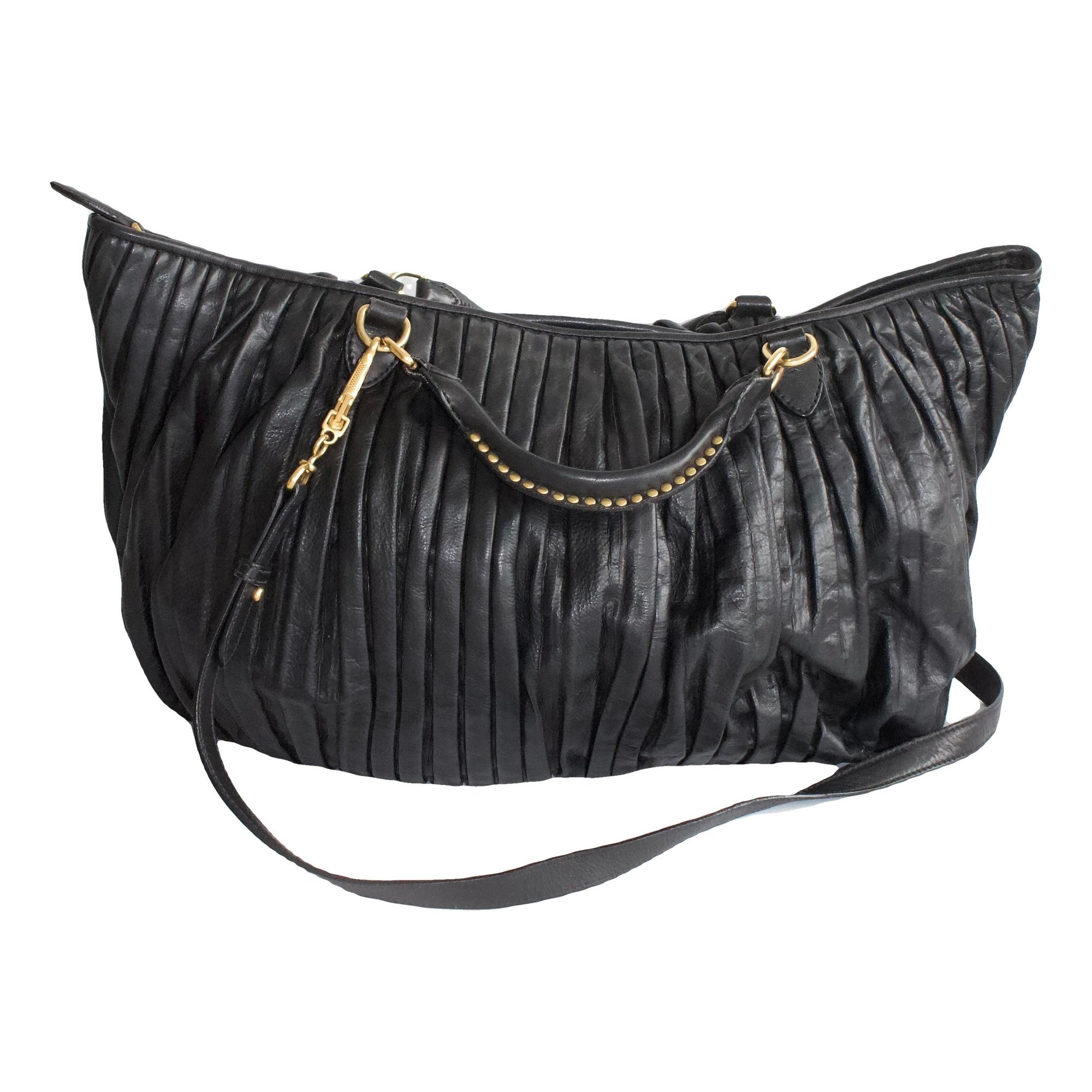 Leather crossbody bag