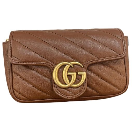 GG Marmont Flap leather crossbody bag