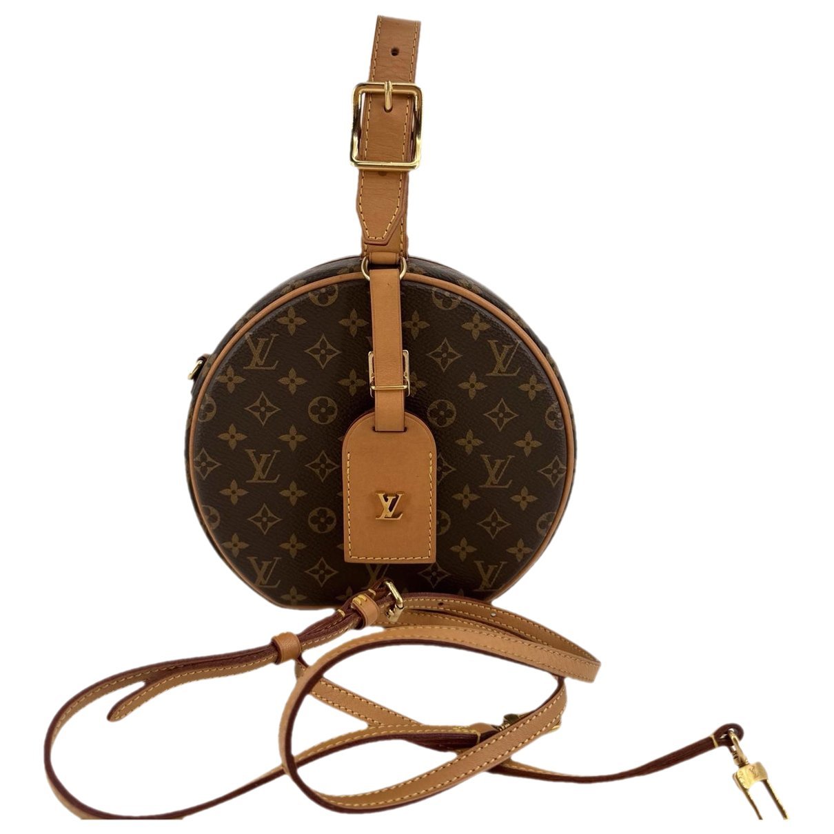 Boîte chapeau souple leather handbag