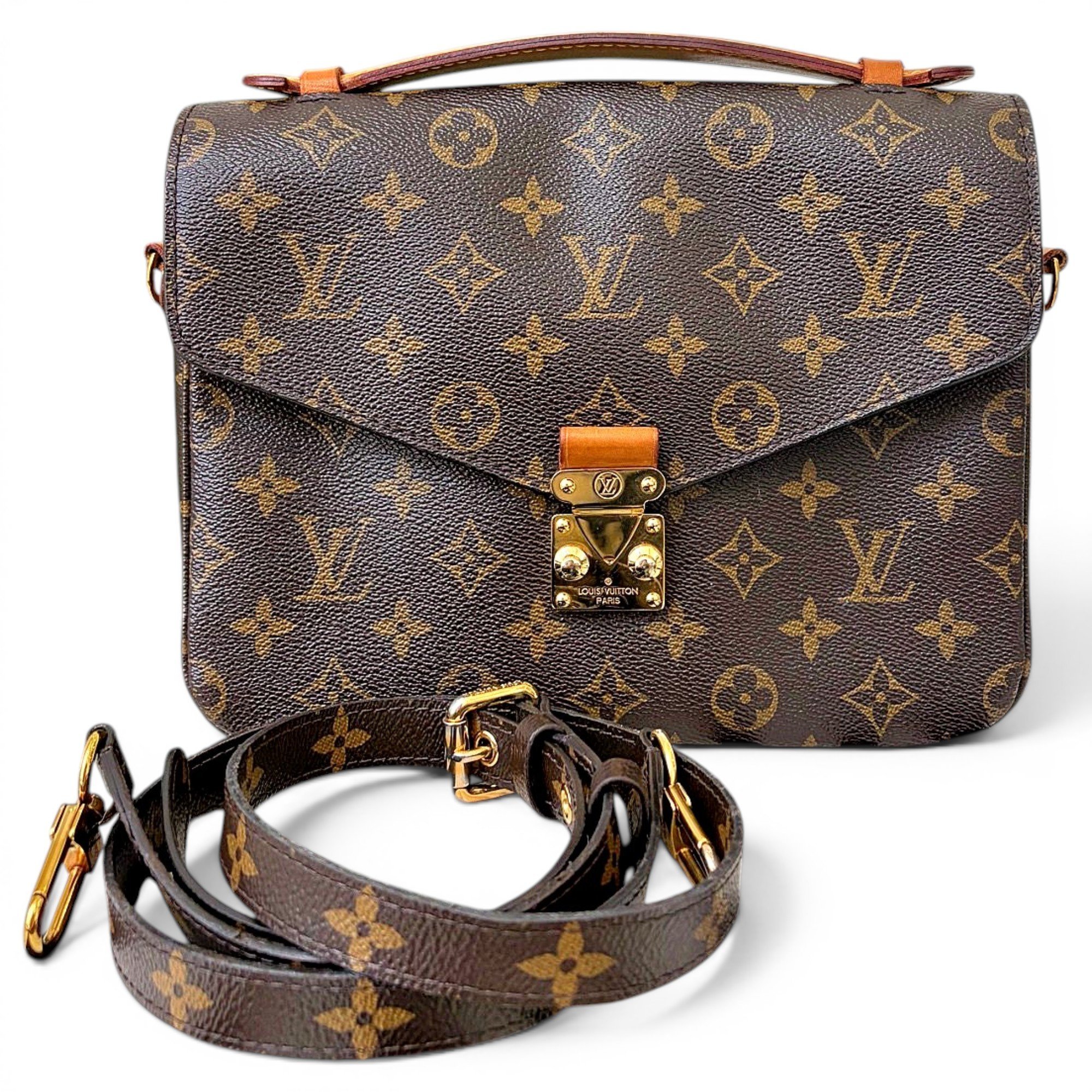 Metis leather handbag