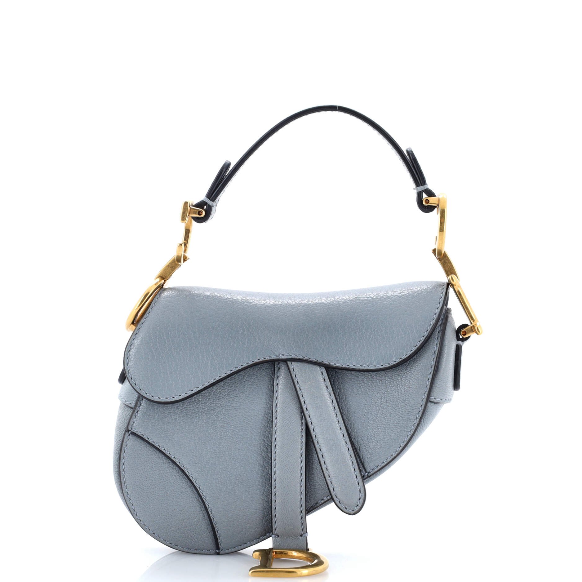 Dior Saddle Handbag Leather Micro