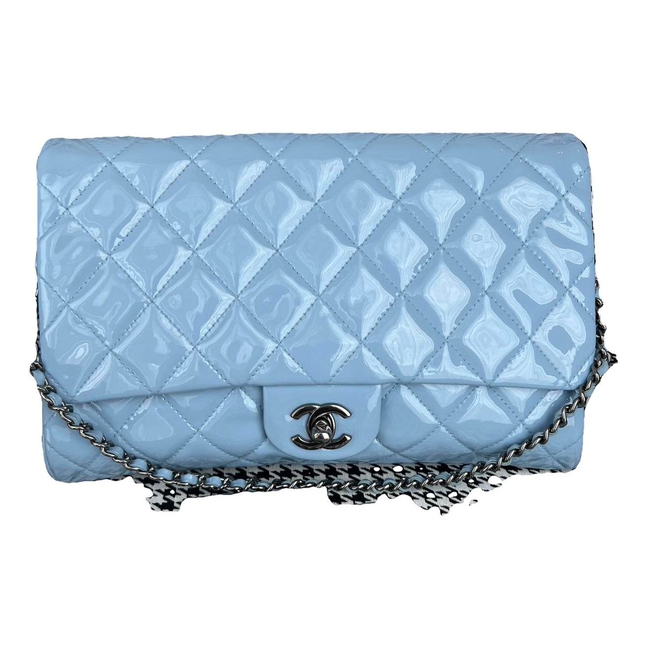 Patent leather handbag