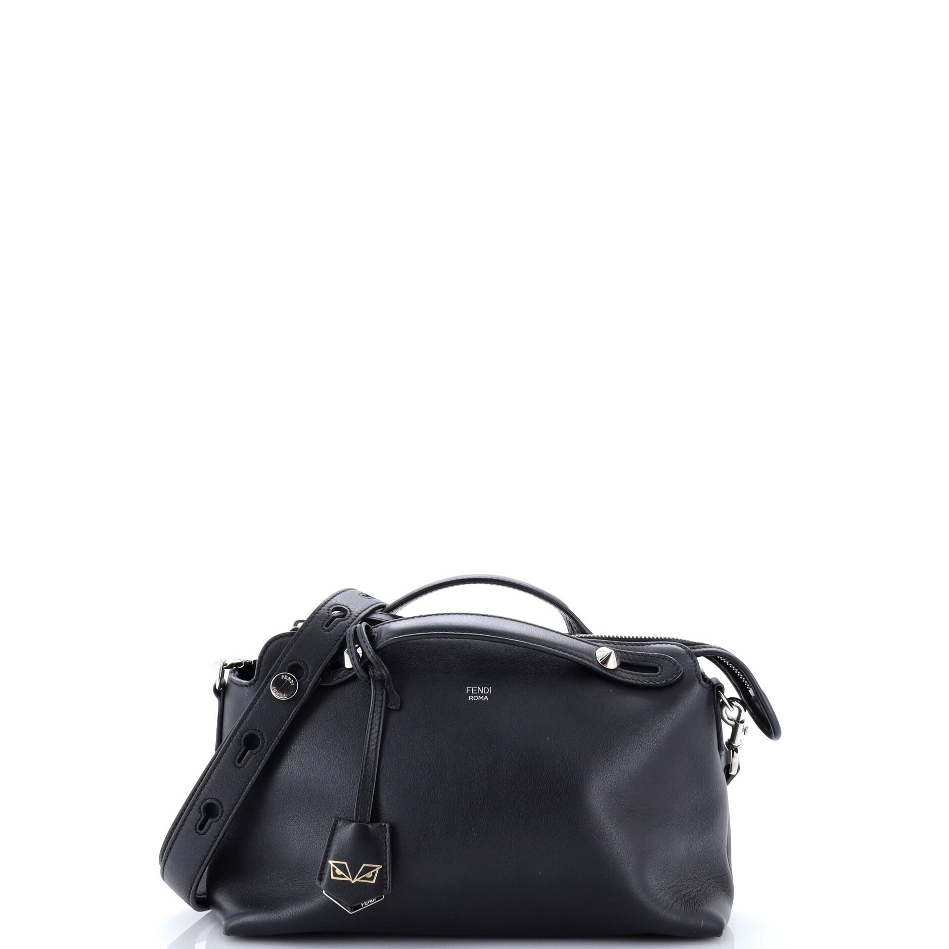 Monster By The Way Satchel Leather Small