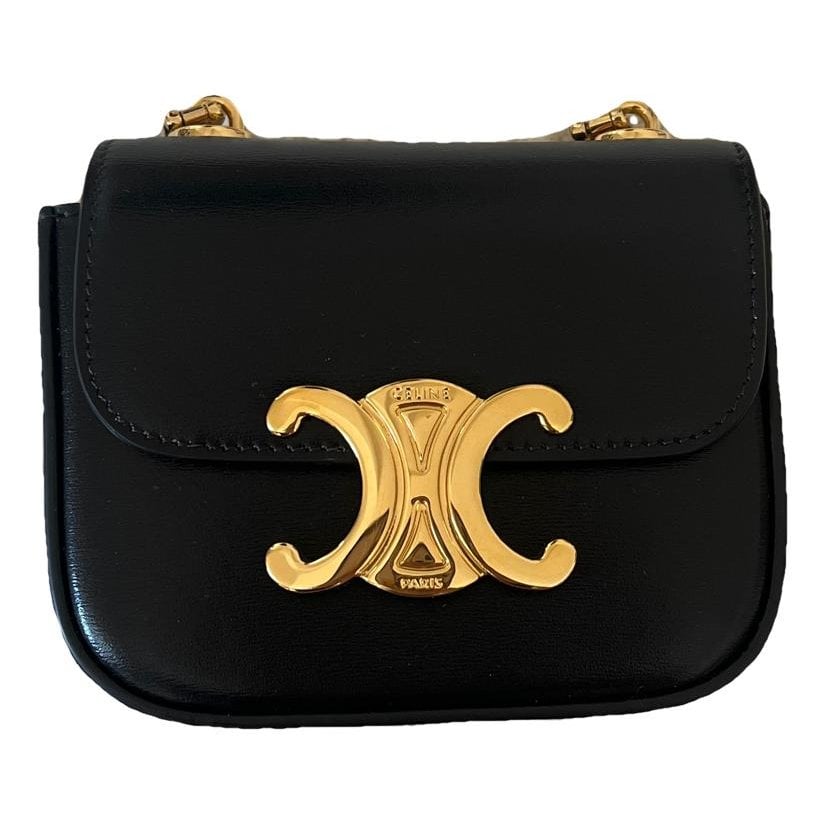 Triomphe leather handbag