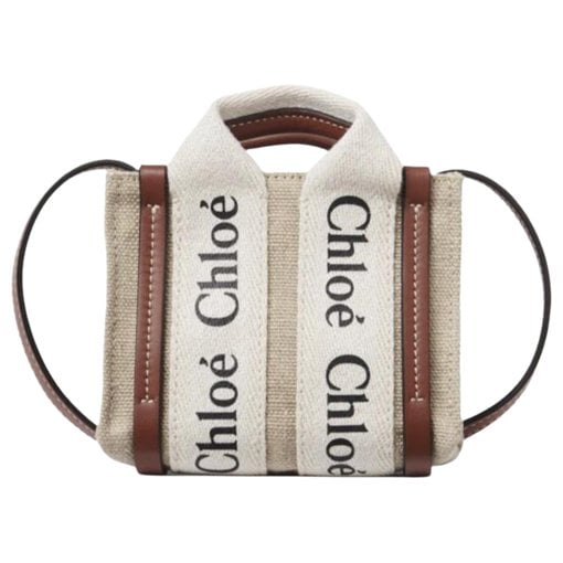 Woody leather crossbody bag
