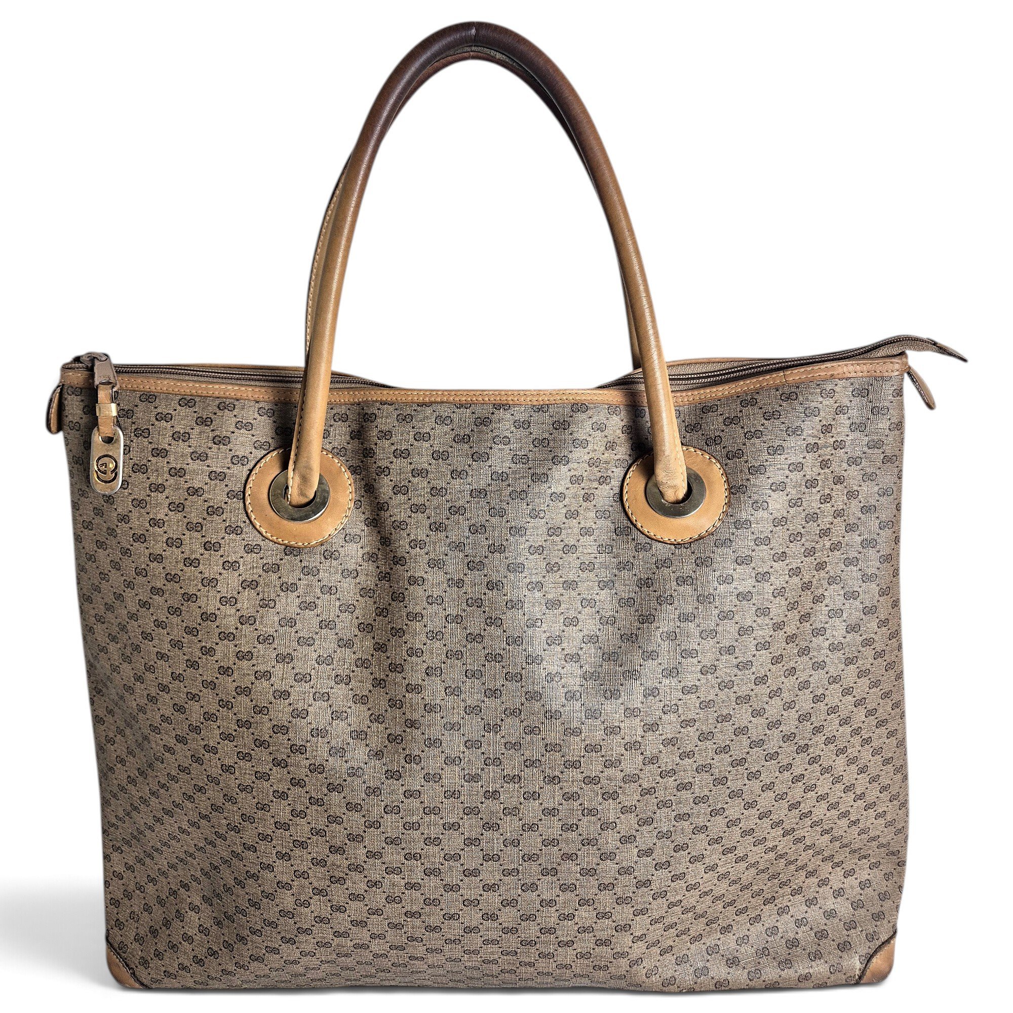 Leather tote