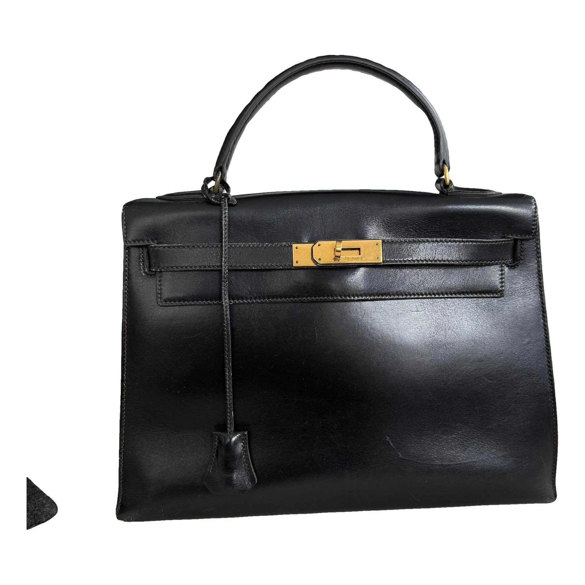 Kelly 32 leather handbag