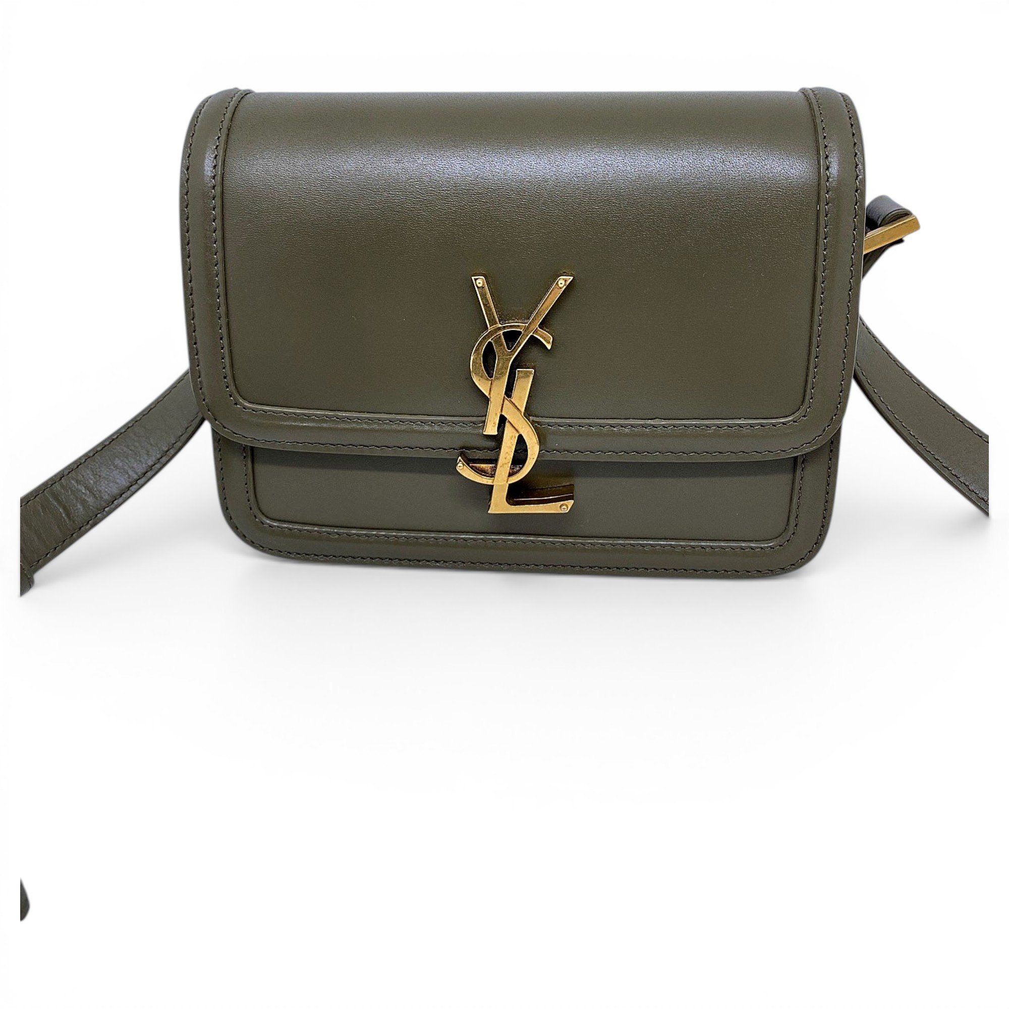 Solférino leather handbag