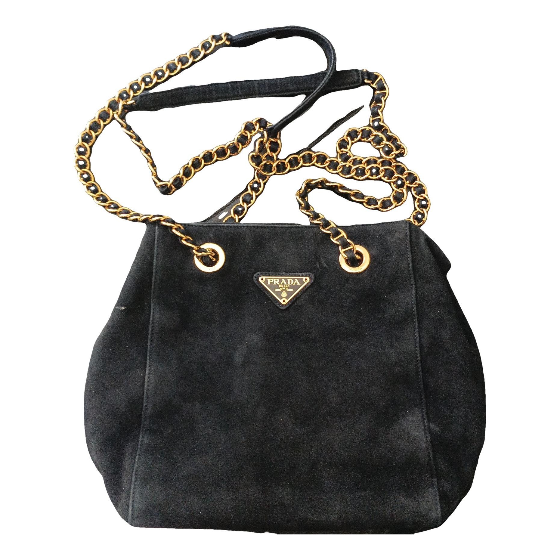 Diagramme leather handbag