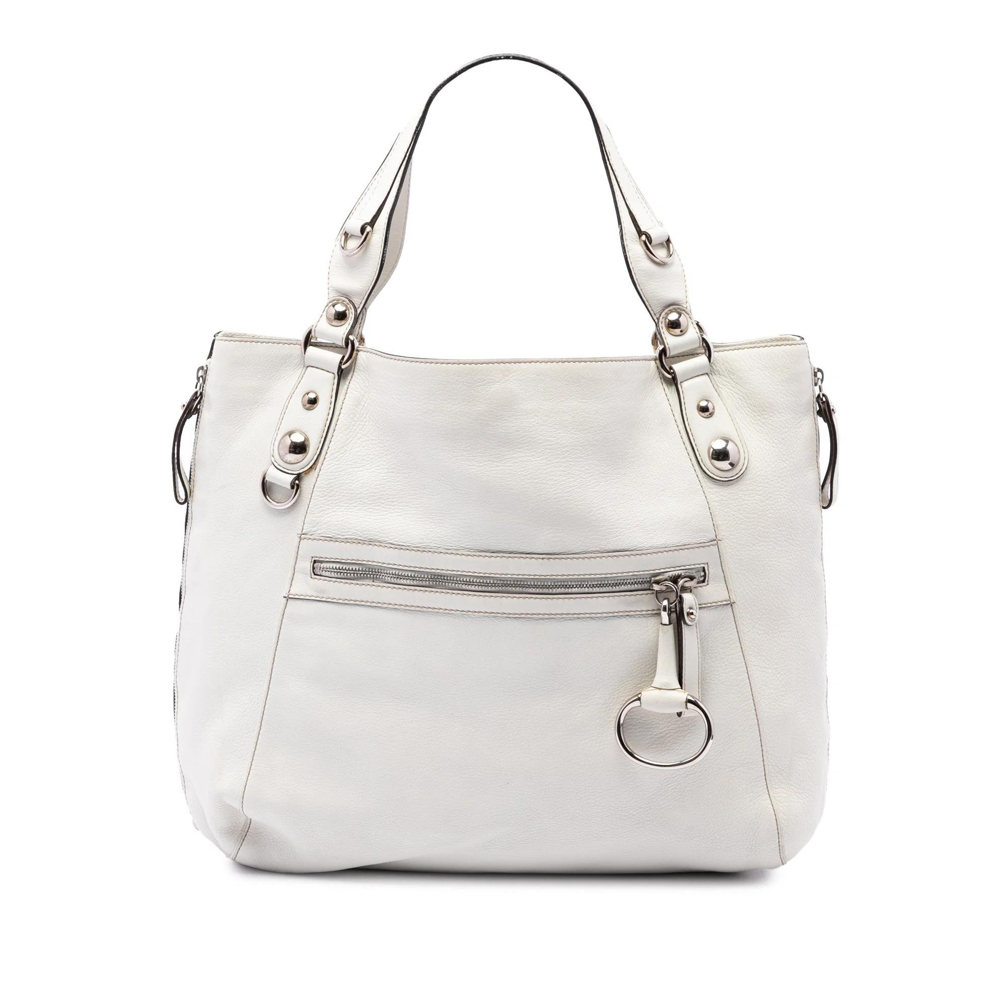 Gucci B leather tote