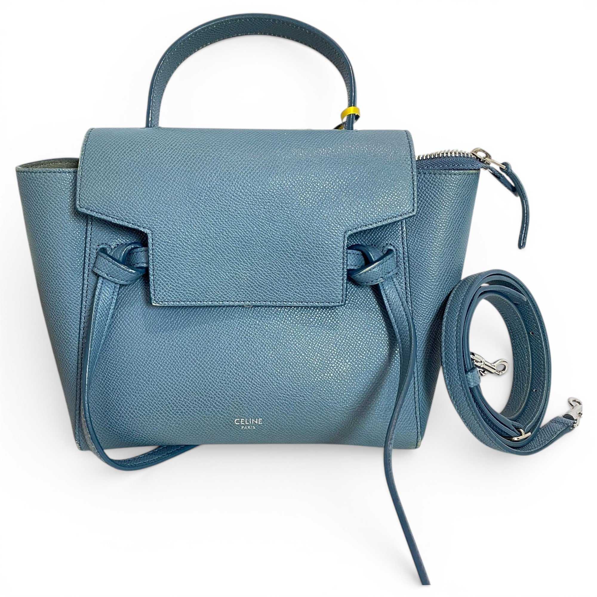 Belt leather handbag