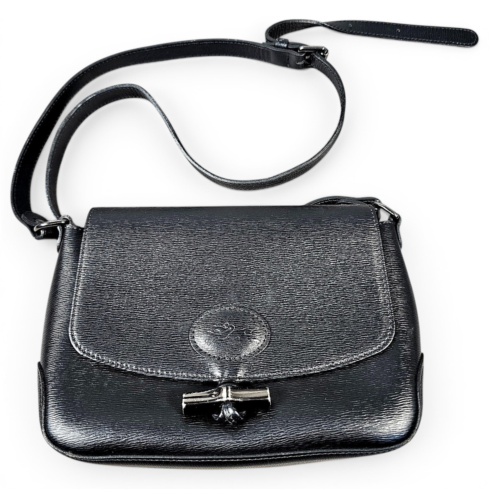 Roseau leather crossbody bag